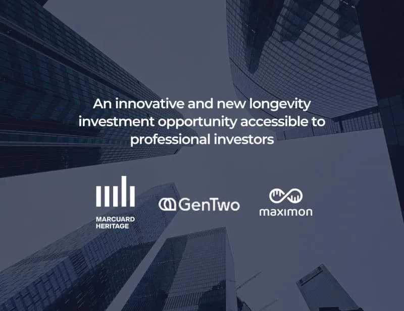 Marcuard Heritage, GenTwo and Maximon launch a longevity investment opportunity