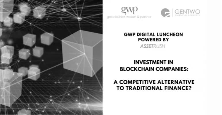 Investment in Blockchain Companies, gwp & GenTwo