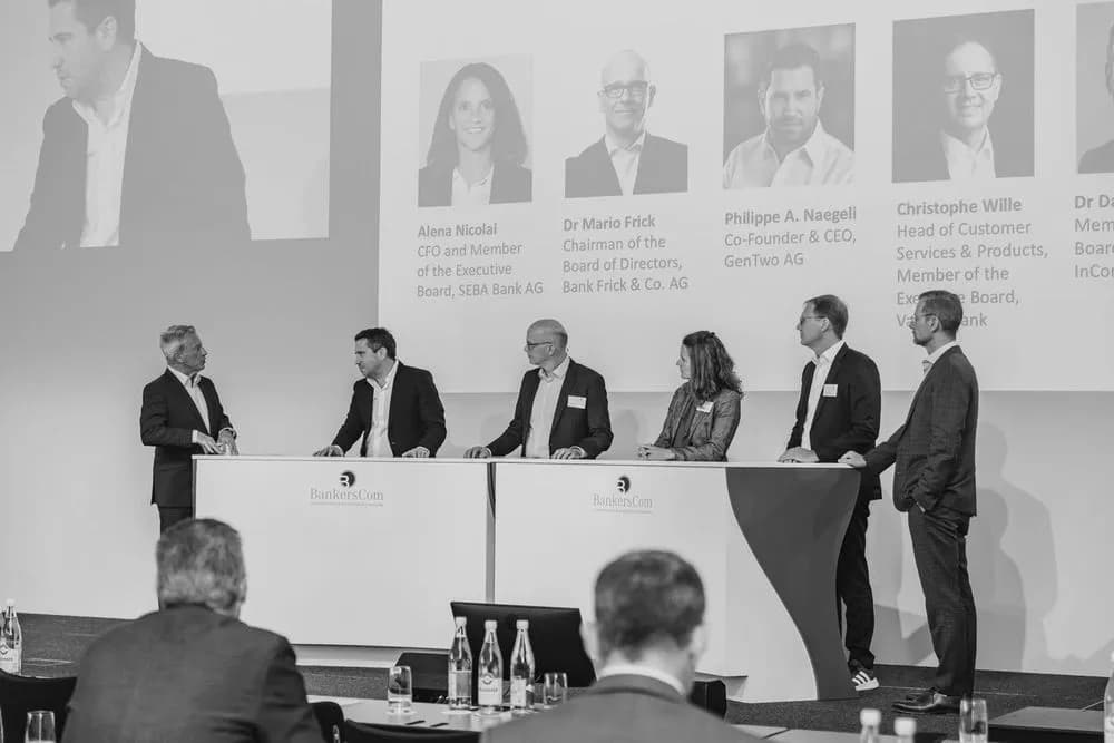BankersCom panel with Philippe Naegeli from GenTwo